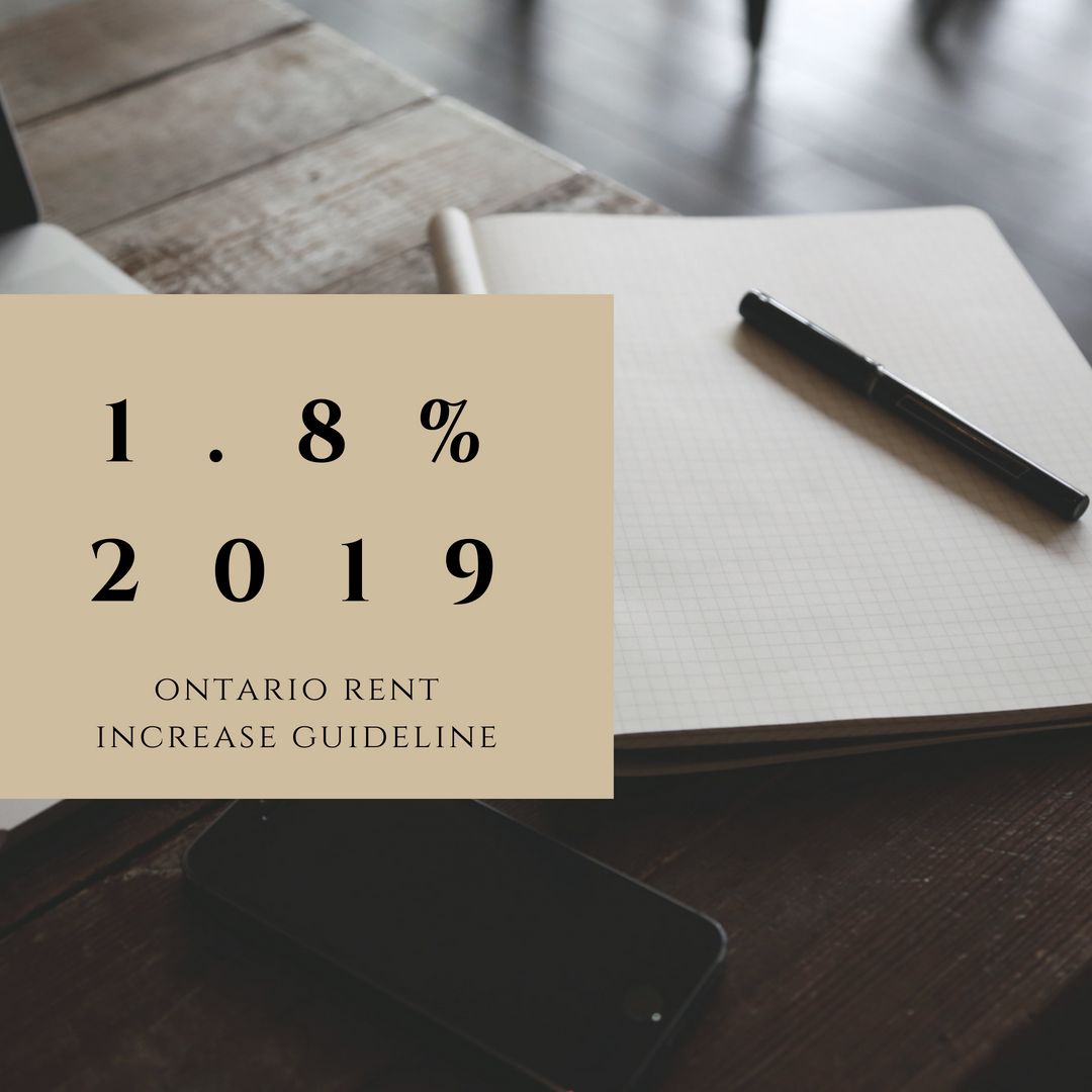 2019 Rent Increase Guideline for Ontario
